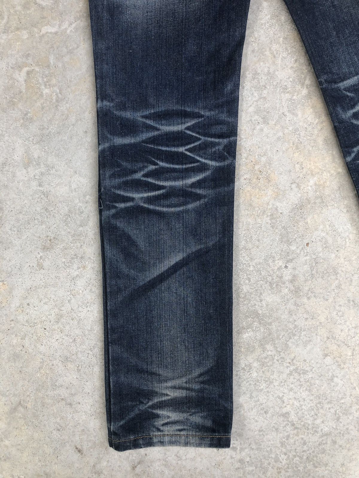 Japanese Brand Japanese Classical elf Distressed Jeans Embroidered Size US 31 - 10 Thumbnail