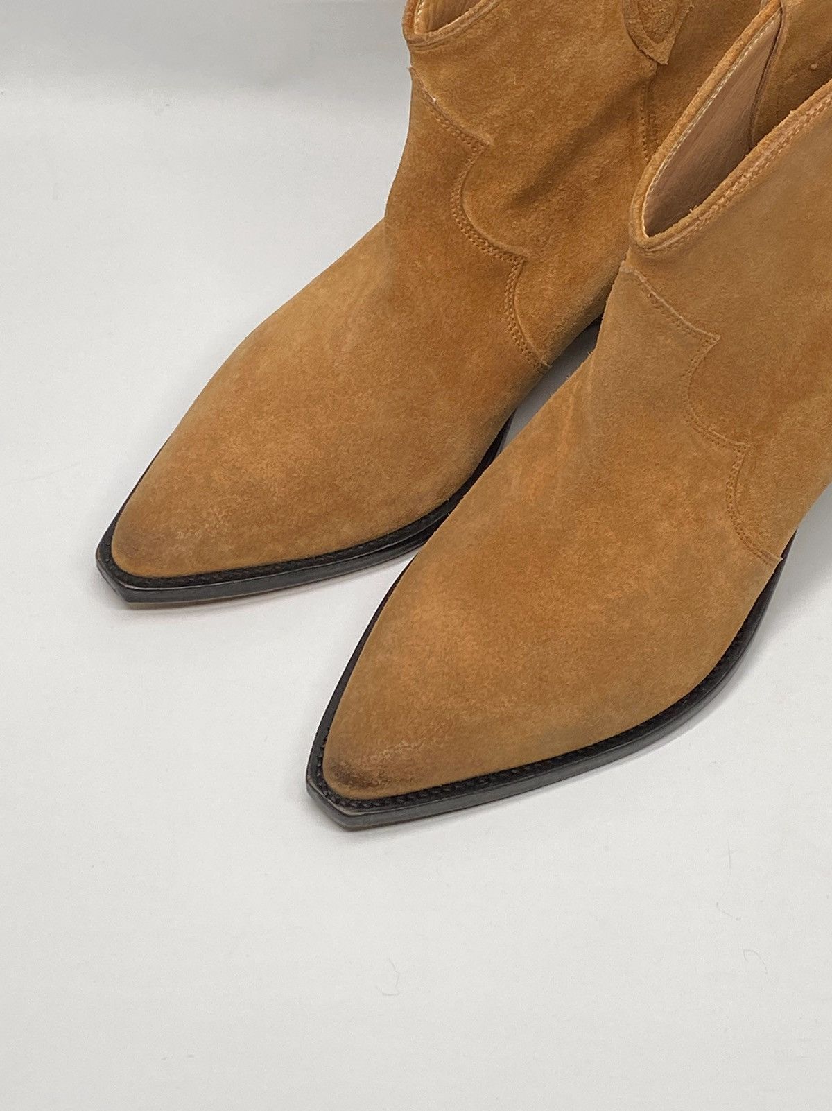 Isabel Marant Isabel Marant Dewina Suede Western Booties size 37 Size US 7 / IT 37 - 7 Thumbnail
