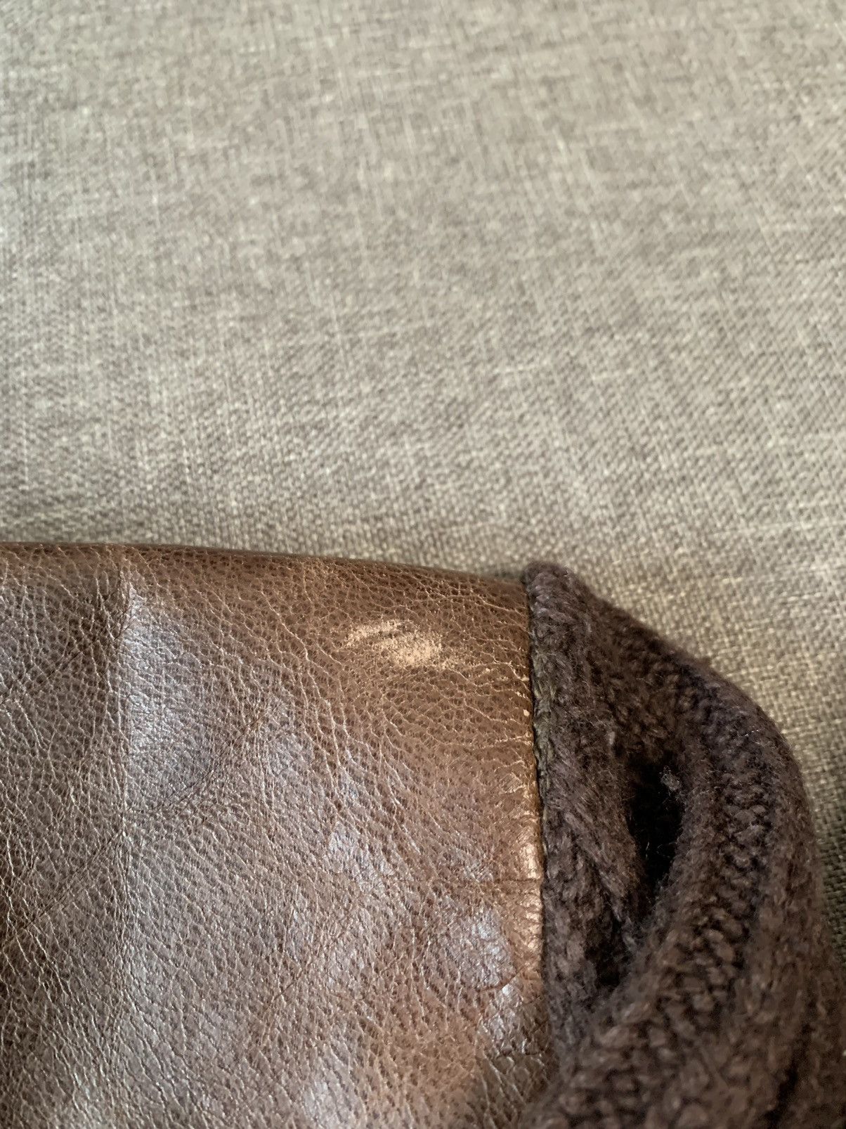 Marina Rinaldi Marina Rinaldi Japan Leather and Knitted Jacket Size S / US 4 / IT 40 - 8 Thumbnail