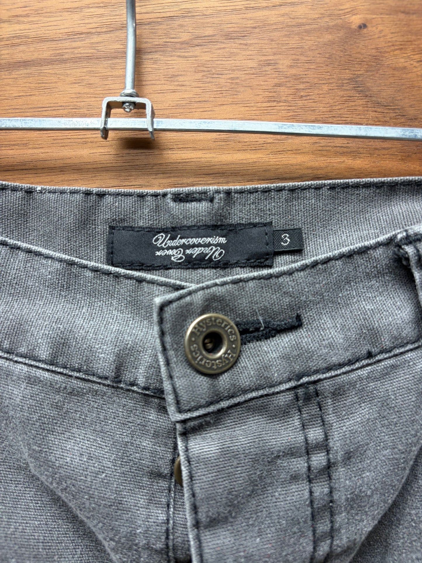 Undercover Undercover x Hysteric Glamour Paint Splattered Grey Skinny Jeans Size US 32 / EU 48 - 3 Thumbnail