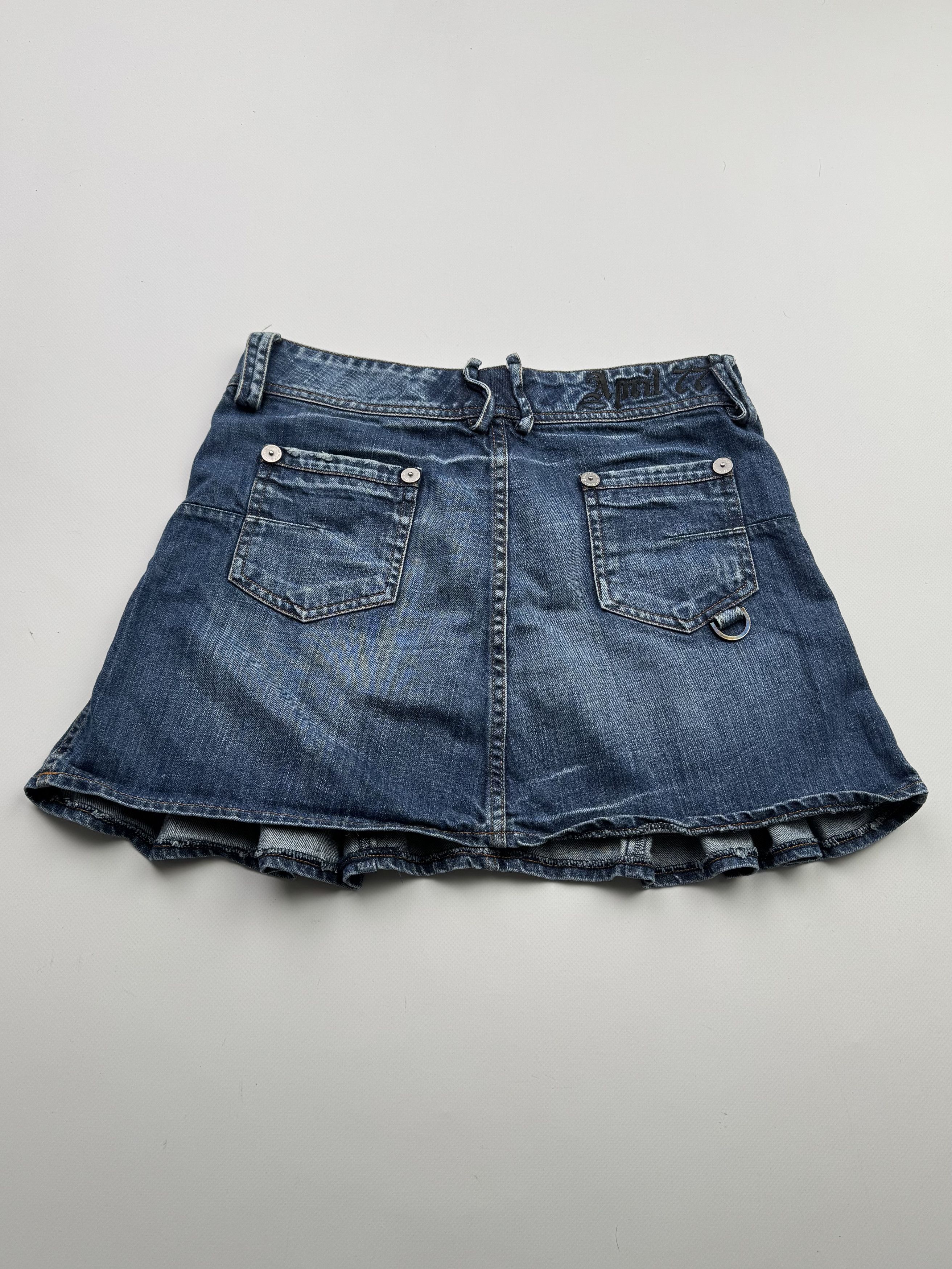 Vintage Vintage Mini Skirt B345(V464) Size 28" / US 6 / IT 42 - 5 Thumbnail