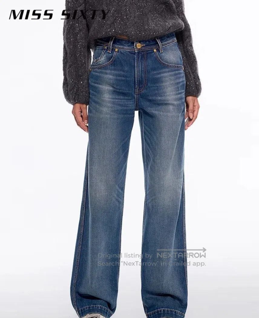 Miss Sixty MISS SIXTY Cashmere Blend Straight Jeans. Size 25" / US 0 / IT 36 - 1 Thumbnail