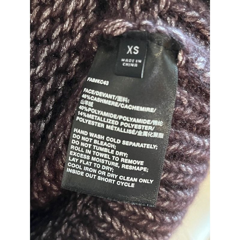 Lafayette 148 Lafayette 148 - Shimmer Knit Cashmere Turtleneck Sweater XS Size XS / US 0-2 / IT 36-38 - 6 Thumbnail