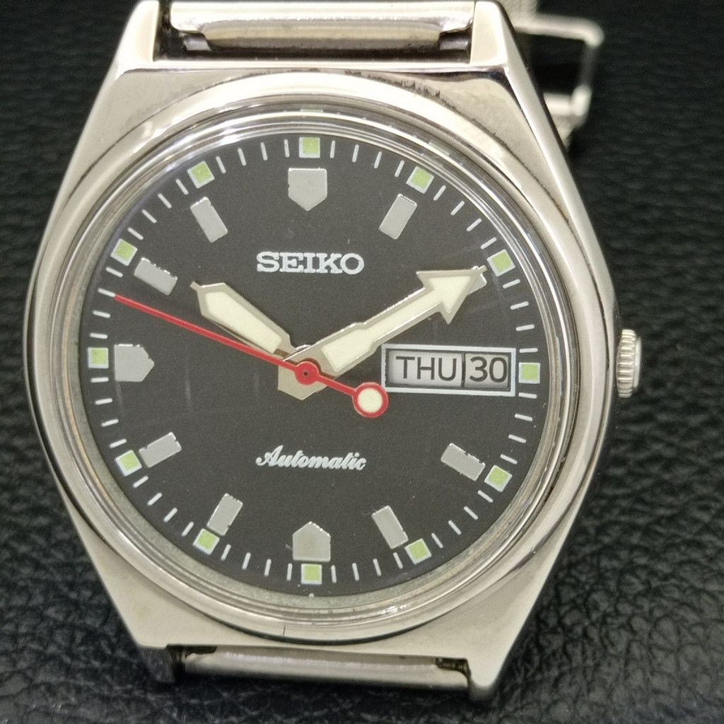 Seiko JAPAN VINTAGE SEIKO AUTOMATIC 6309A MENS WATCH a700408-1 Size 38 - 3 Thumbnail