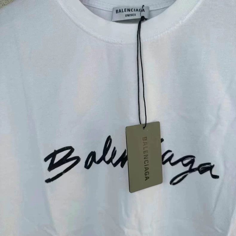 Balenciaga Balenciaga Cursive Short Sleeve Size US S / EU 44-46 / 1 - 3 Thumbnail