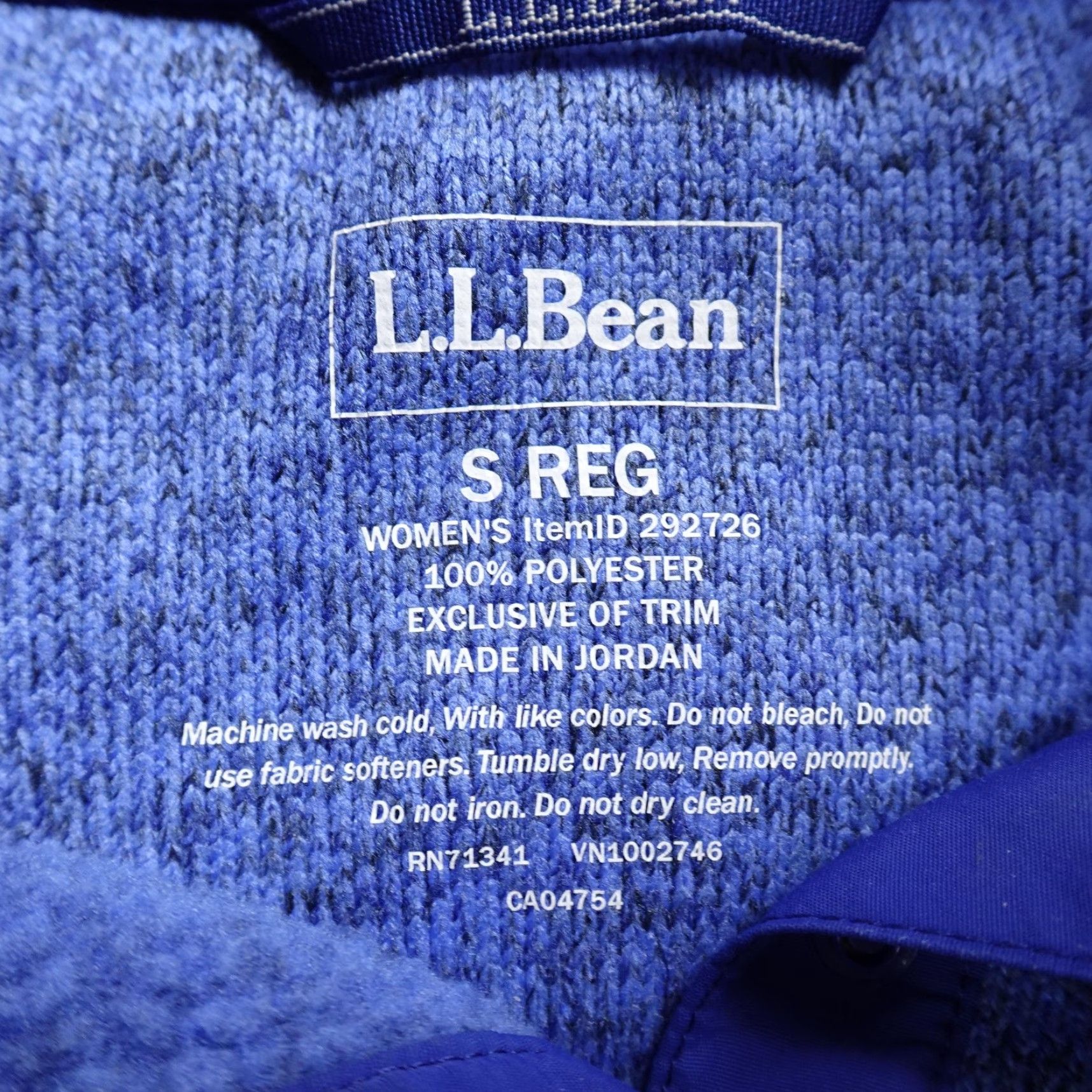 Vintage L.L. Bean Sweater Womens S Blue Katahdin Snap Neck Fleece Pullover Outdoor Hiking Raglan Sleeve Mock Neck Size S / US 4 / IT 40 - 6 Thumbnail