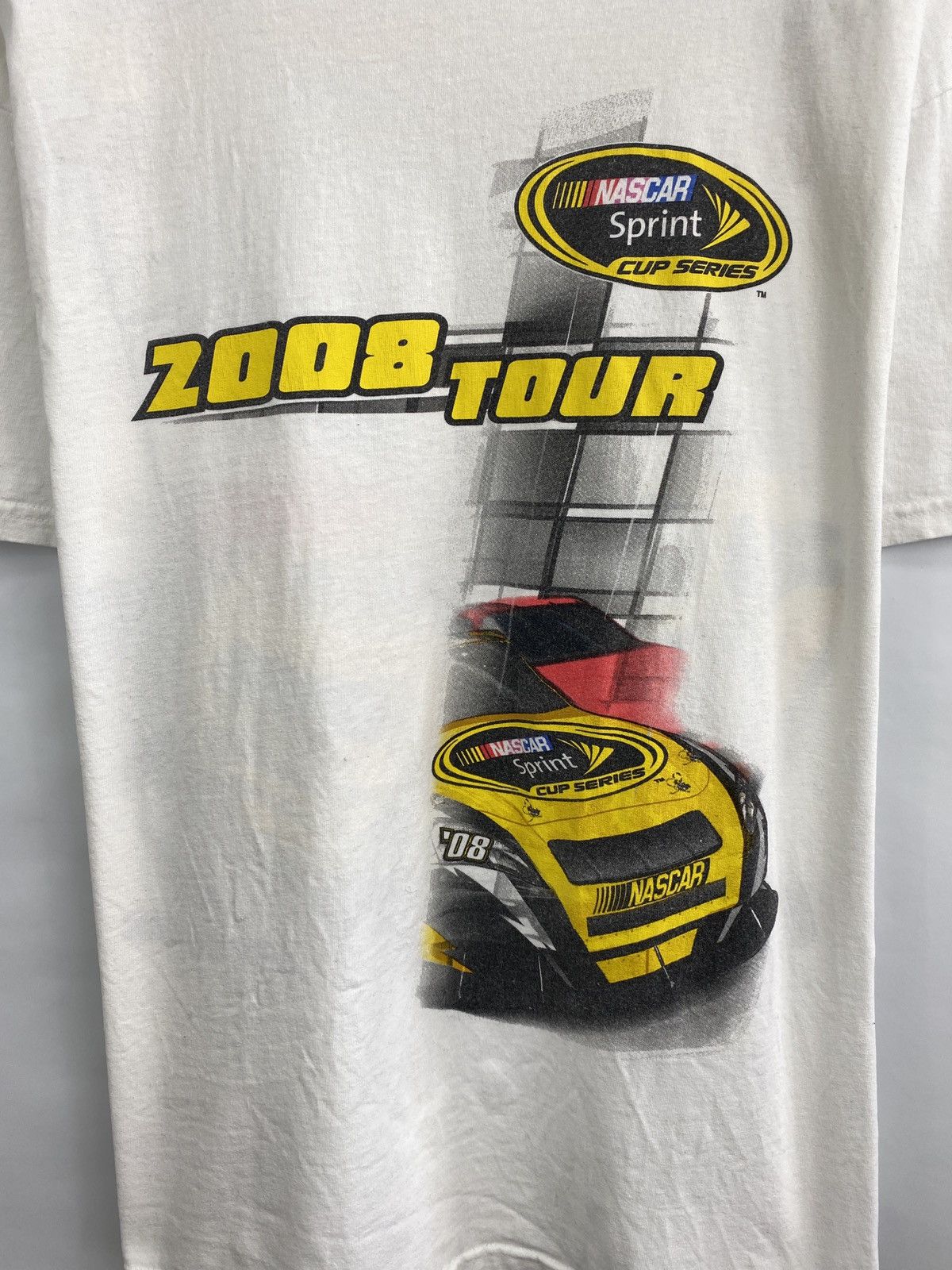 NASCAR Vintage Y2K NASCAR Sprint 2008 Moto T-Shirt Retro Hype Rare Size US XL / EU 56 / 4 - 10 Thumbnail
