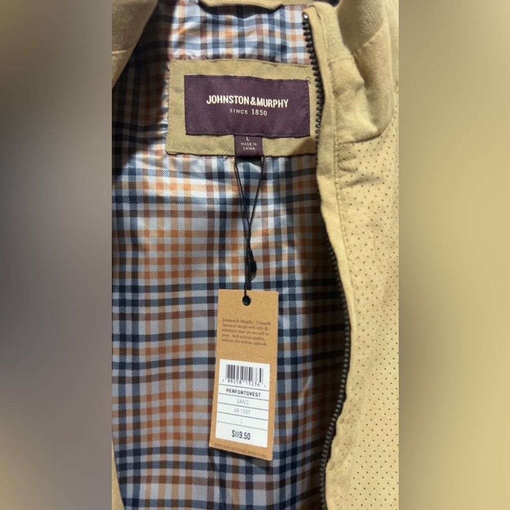 Johnston & Murphy Johnston & Murphy 'The Ali' shell vest in taupe #LuxuryVest Size US L / EU 52-54 / 3 - 3 Thumbnail