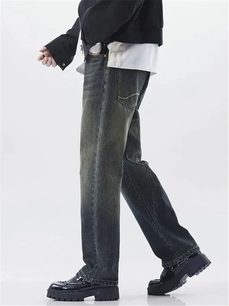 Jean × Vintage Y2K Straight Jeans Size US 32 / EU 48 - 5 Thumbnail