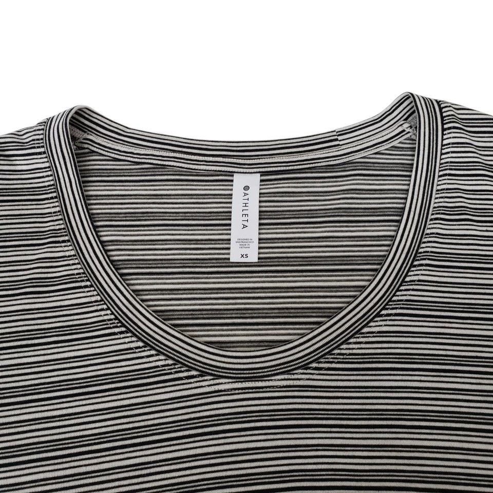Athleta Athleta Cloudlight Stratus Striped Top In Whisper Stripe XS Size XS / US 0-2 / IT 36-38 - 10 Thumbnail