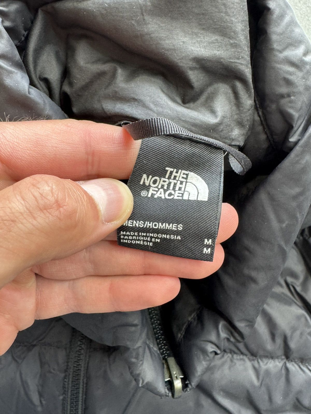 The North Face × Vintage The North Face Micro Puffer Black Down Jacket Size US M / EU 48-50 / 2 - 6 Thumbnail
