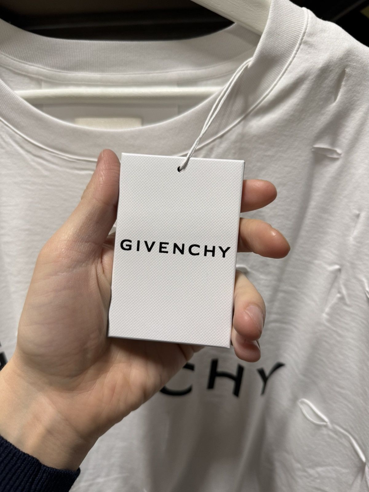 Givenchy Givenchy Cut Out T-Shirt NEW 900$ Size US XL / EU 56 / 4 - 5 Thumbnail