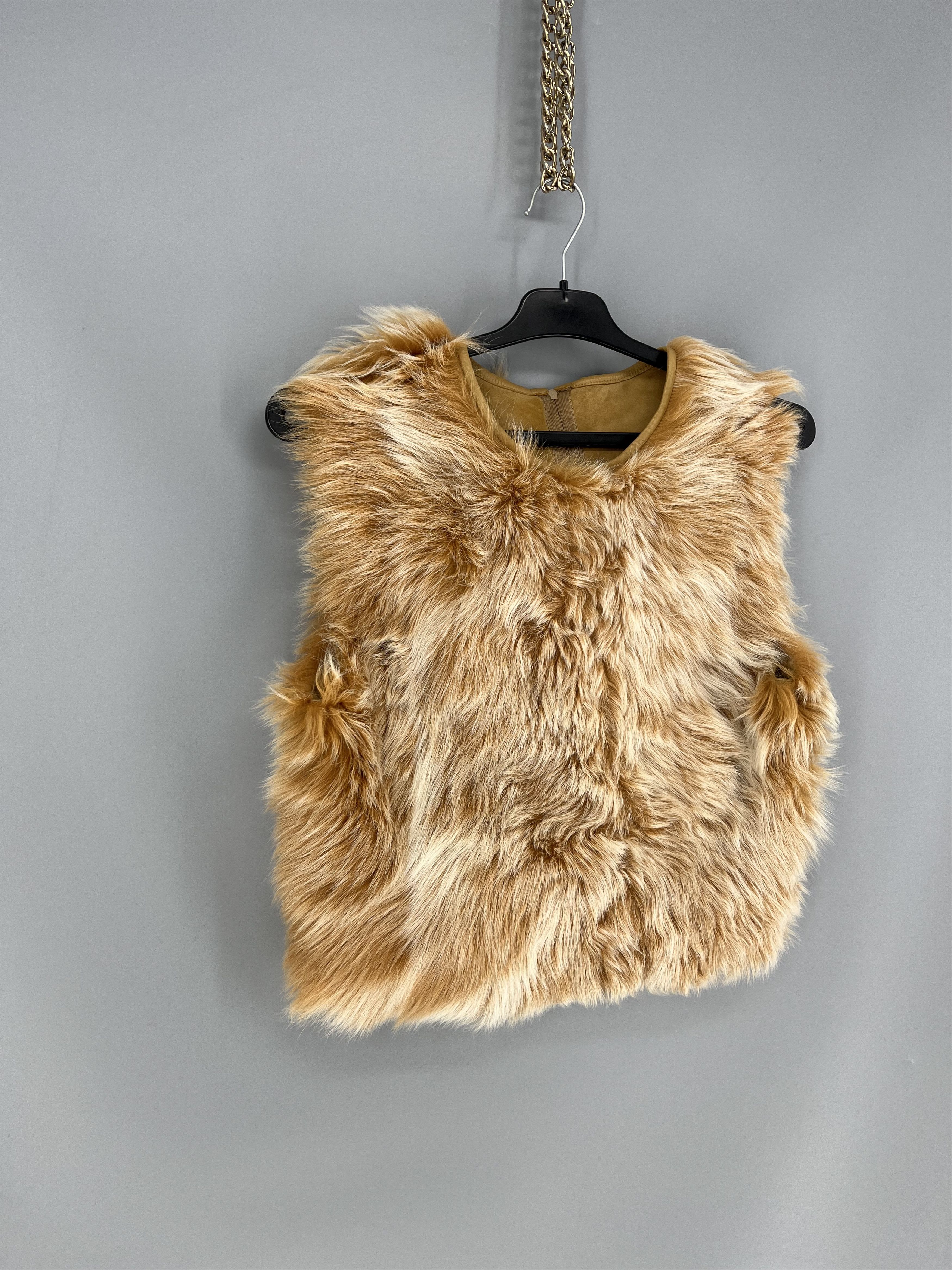 Vintage Vintage Genuine Fox Fur Vest Women’s S Hidden Back Zip Size S / US 4 / IT 40 - 2 Thumbnail