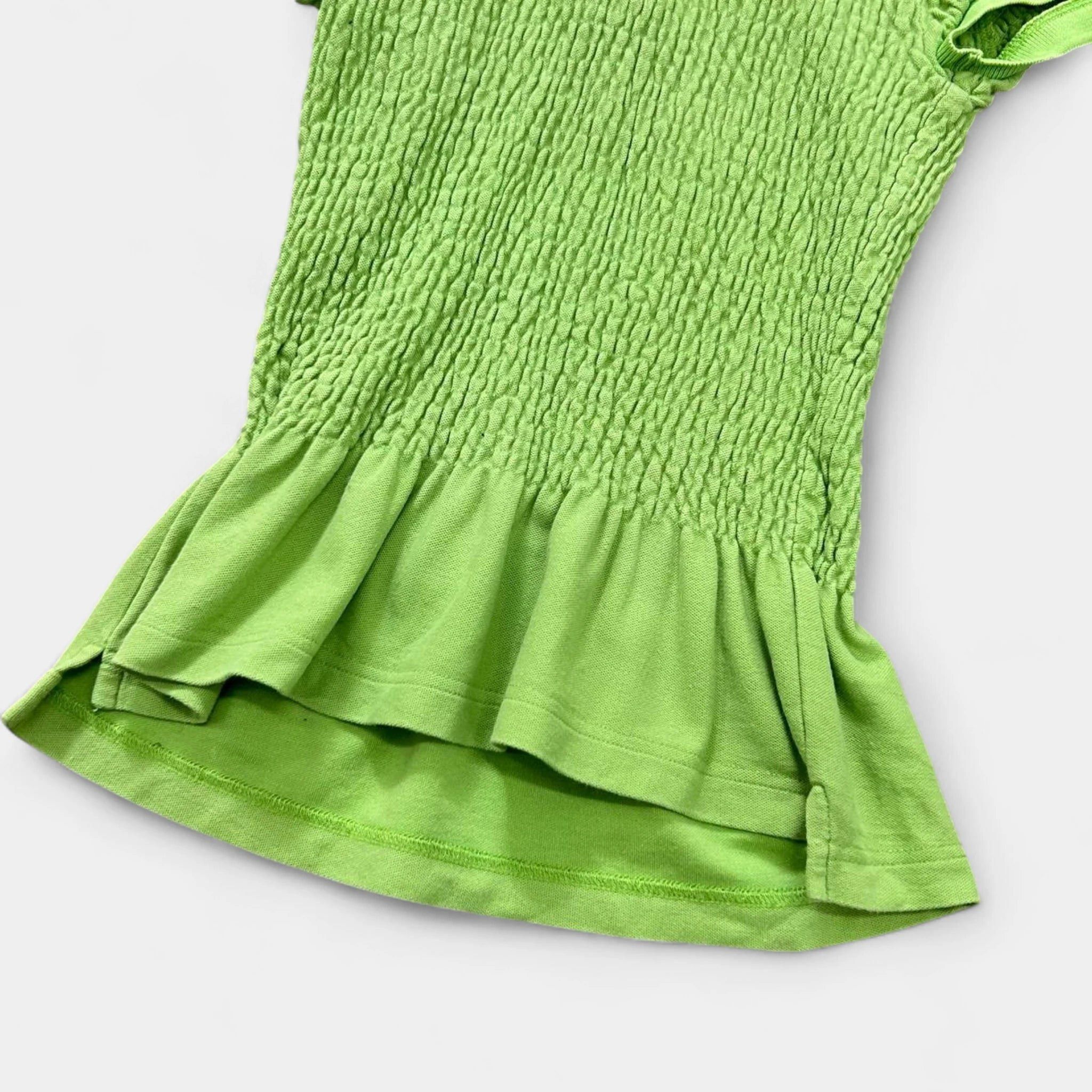 Balenciaga Balenciaga SS17 Smocked Piqué Polo Shirt Size S / US 4 / IT 40 - 2 Thumbnail