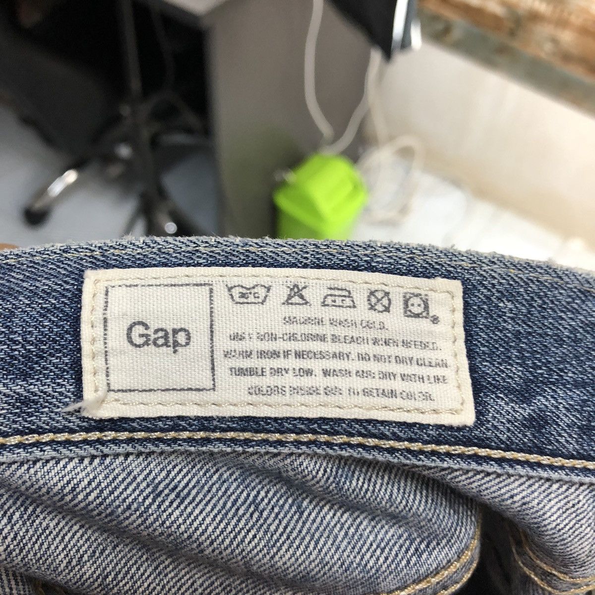 Other DL Gap slim fit body Blue Denim Pants #C172 Size US 31 - 21 Thumbnail