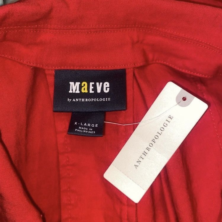 Anthropologie MAEVE by ANTHROPOLOGIE Red Blazer Mini Dress Size XL / US 12-14 / IT 48-50 - 5 Thumbnail