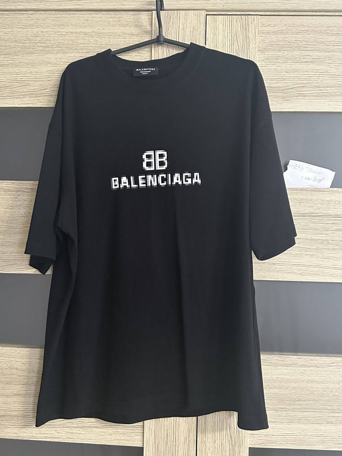 Balenciaga balenciaga pixel logo | Grailed