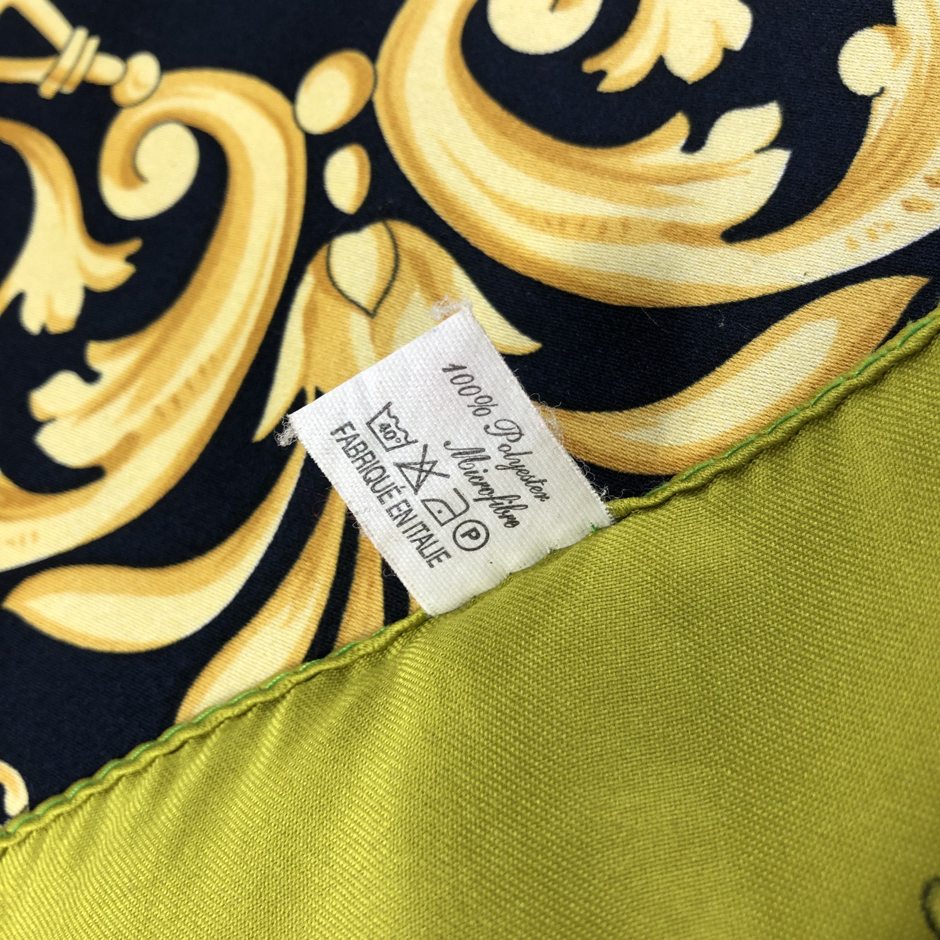 Vintage Luxury Baroque Scarf M804 Size ONE SIZE - 4 Thumbnail