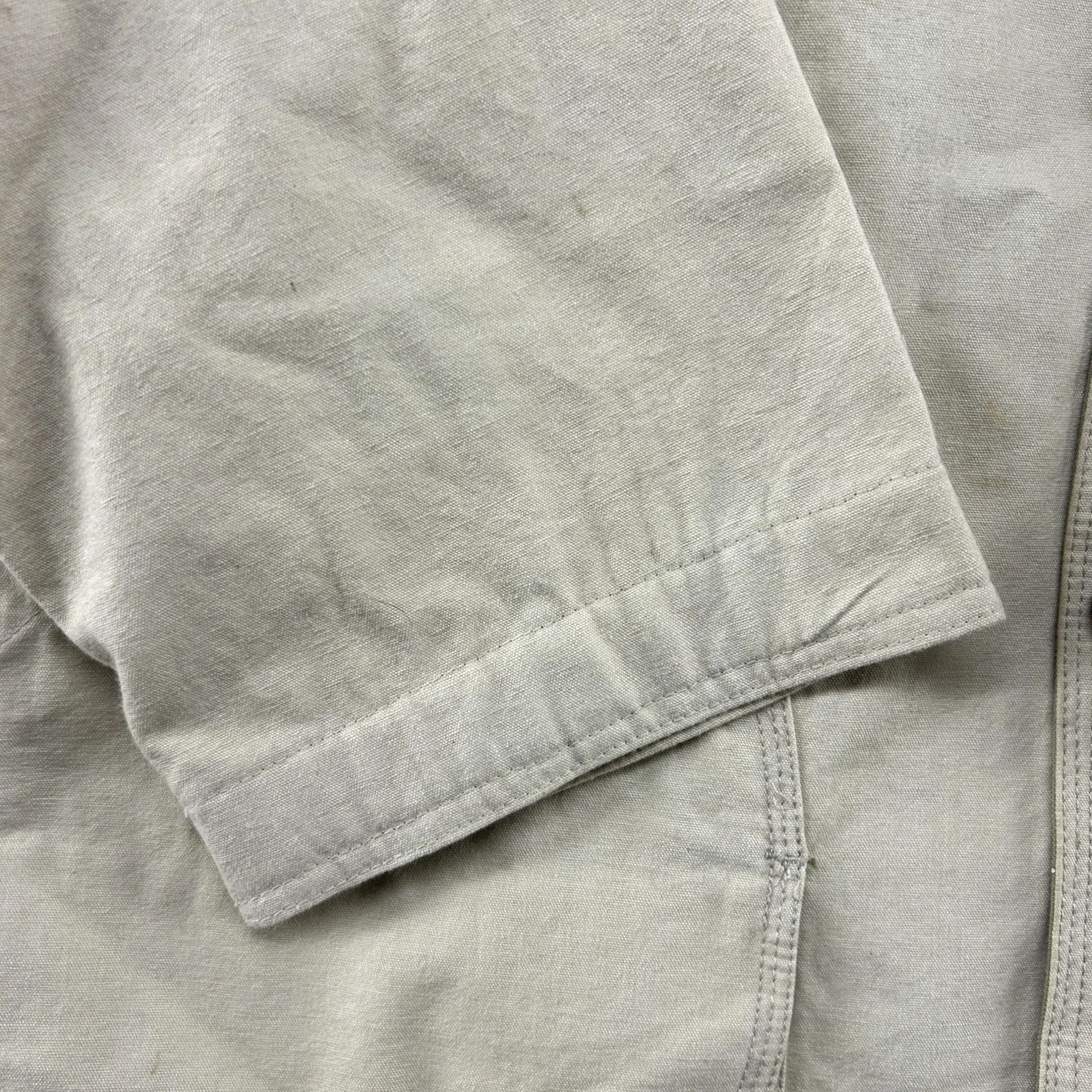 Vintage VINTAGE Woolrich Coat Jacket Mens L Beige Canvas Lined Wool 90s Coat Mens L Beige Woolrich Woolen Mills 90s Size US L / EU 52-54 / 3 - 4 Thumbnail