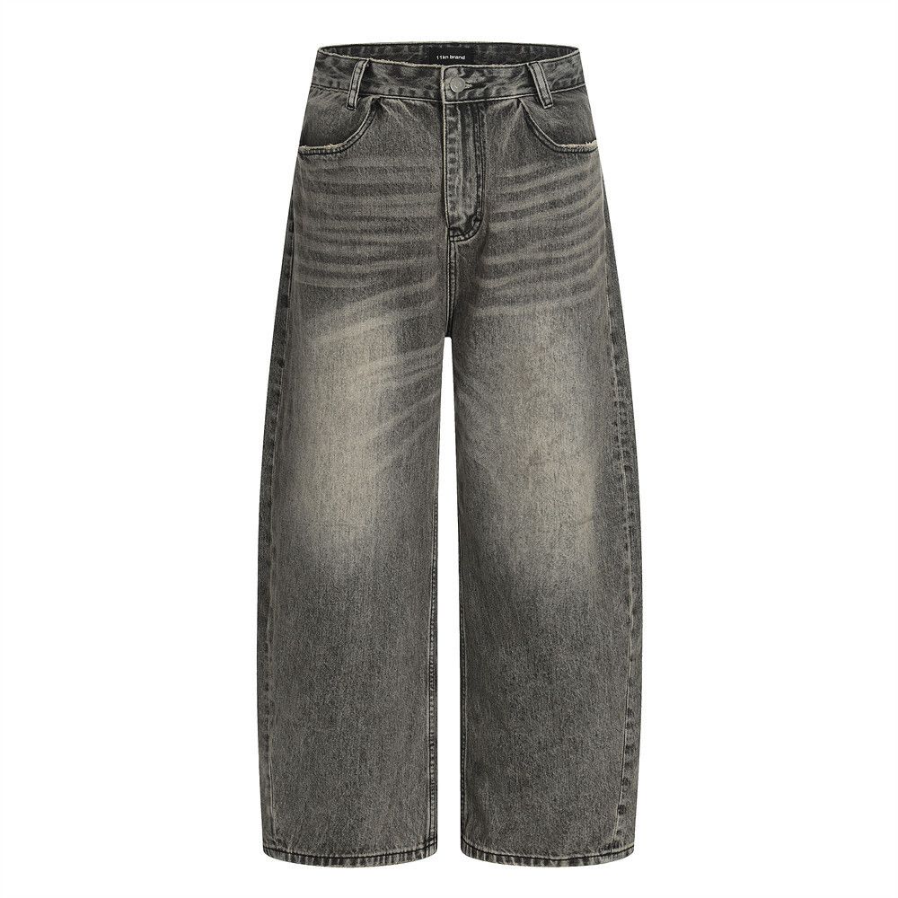 Vintage Men's loose distressed punk washed scimitar jeans Size US 34 / EU 50 - 1 Thumbnail