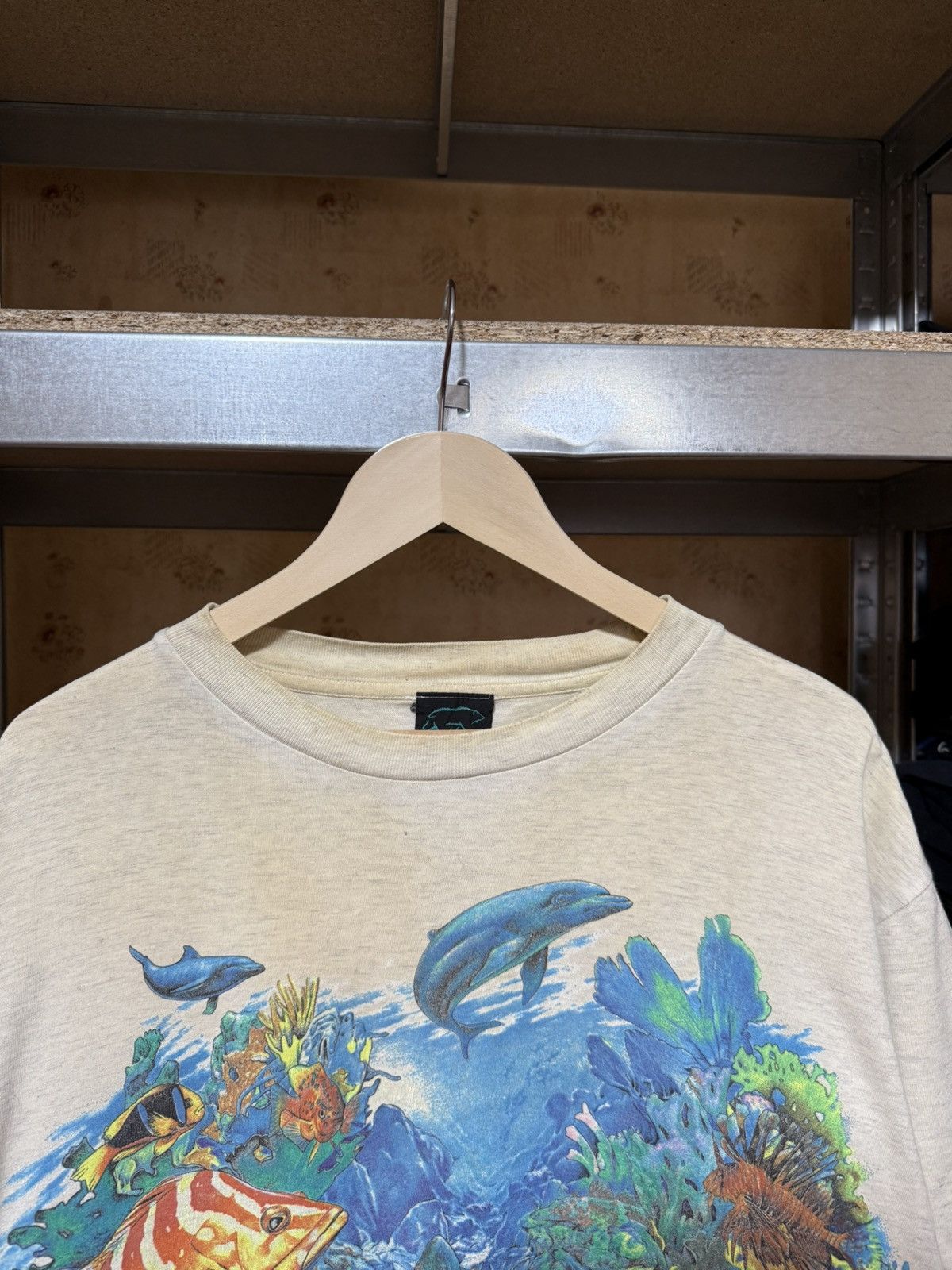 Habitat × Vintage Vintage 90’s Habitat Maldives Sea Fishes Logo Retro T-Shirt Size US XL / EU 56 / 4 - 5 Thumbnail