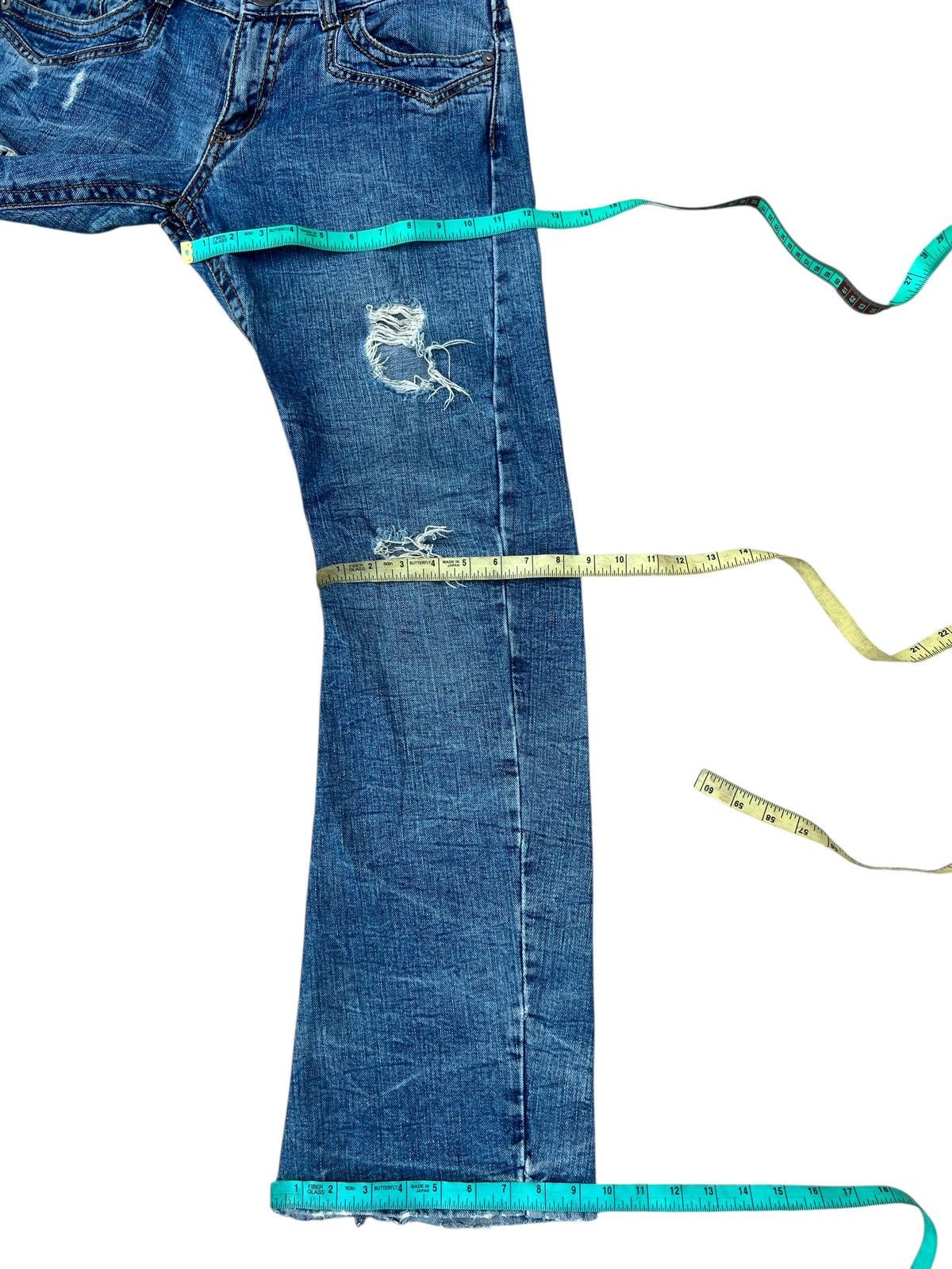 semanticdesign Rattle Trap Made in Japan Tartan Patchwork Denim Jeans Size US 32 / EU 48 - 5 Thumbnail
