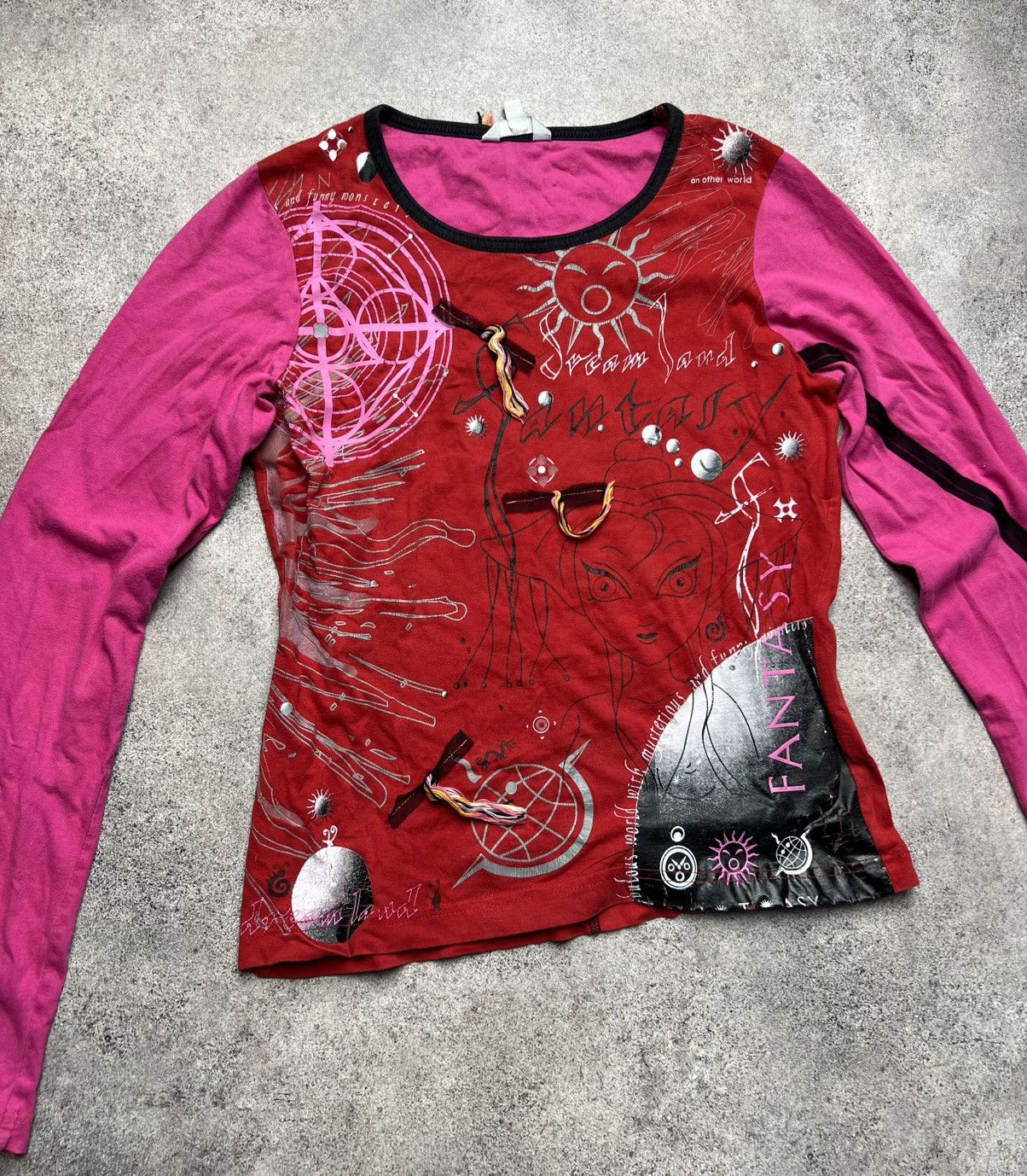 Vintage Vintage printed punk custo vibe long sleeve Size S / US 4 / IT 40 - 2 Thumbnail