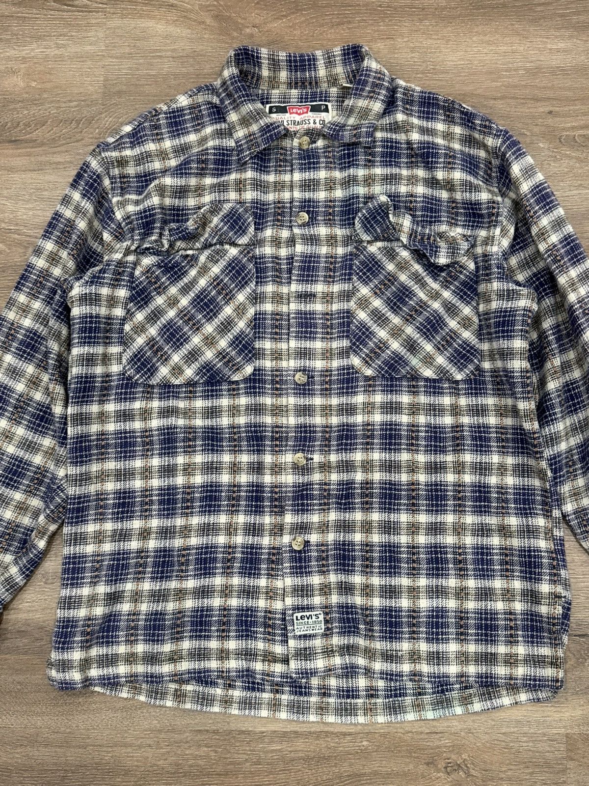 Levi's Vintage Levi’s Plaid Flannel Grunge Y2K Skate Overshirt Size US S / EU 44-46 / 1 - 3 Thumbnail