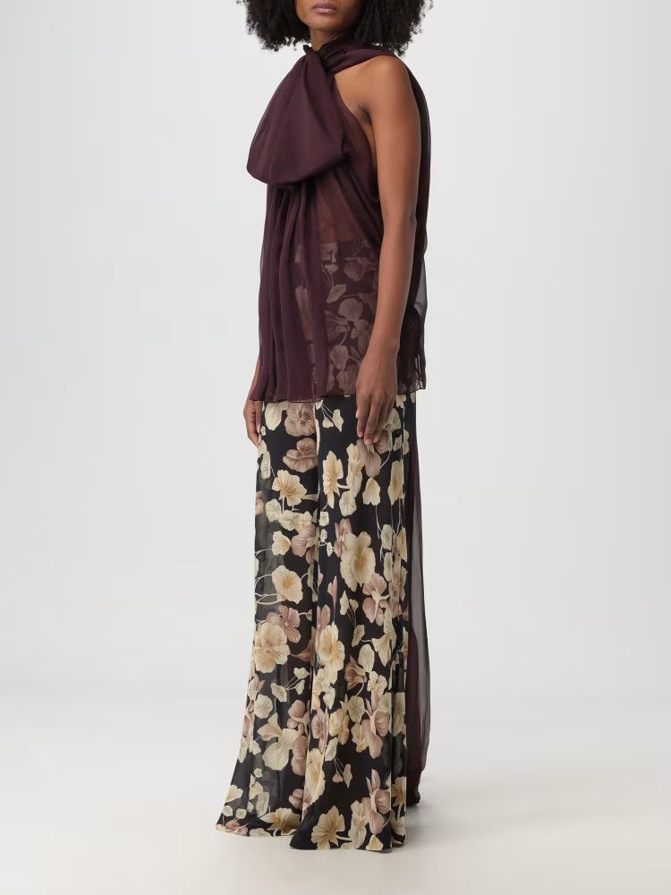 Saint Laurent Paris o1y0126 Silk Blouse in Mauve Size M / US 6-8 / IT 42-44 - 4 Thumbnail
