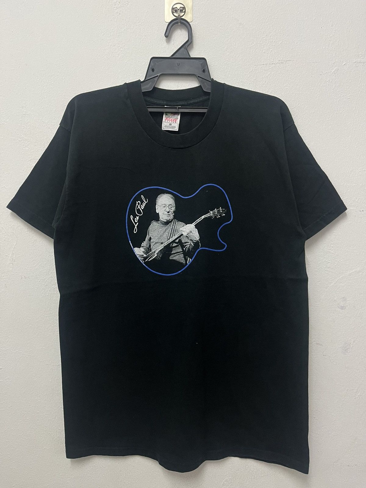 Band Tees × Vintage Vintage 90’s Les Paul Jazz Band Tee Size US L / EU 52-54 / 3 - 1 Thumbnail