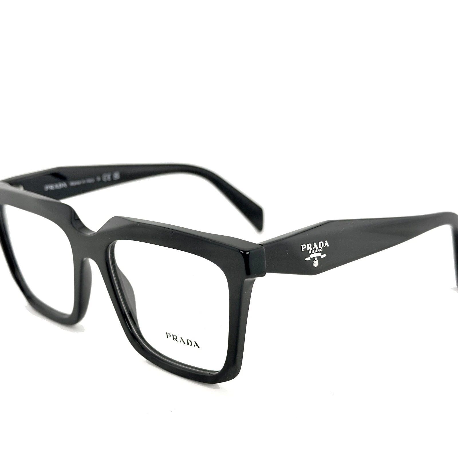 Prada PRADA SYMBOLE PRA19V Black Triangle Logo Iconic A19V A19 Size ONE SIZE - 8 Thumbnail