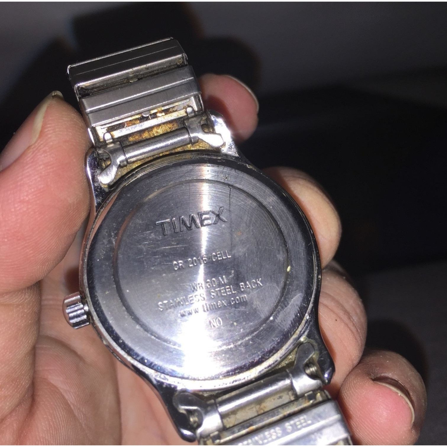 Timex Vintage Silver Toned TIMEX Watch- Untested/Unsure if this Wo Size ONE SIZE - 7 Thumbnail