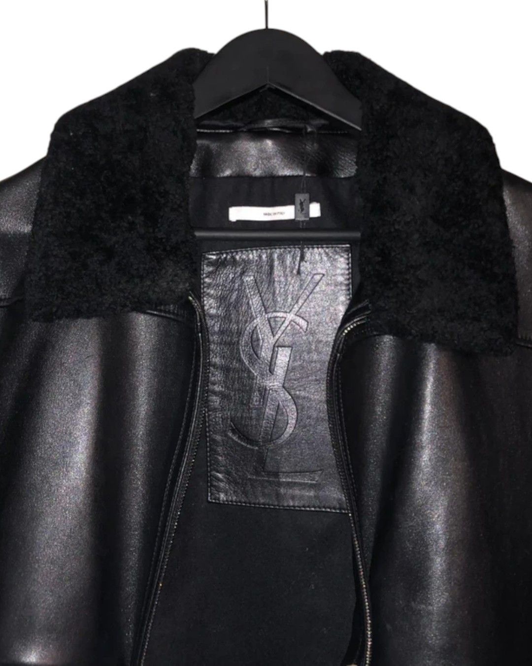 Yves Saint Laurent ARCHIVE LEATHER BOMBER JACKET BY TOM FORD Size US L / EU 52-54 / 3 - 3 Thumbnail