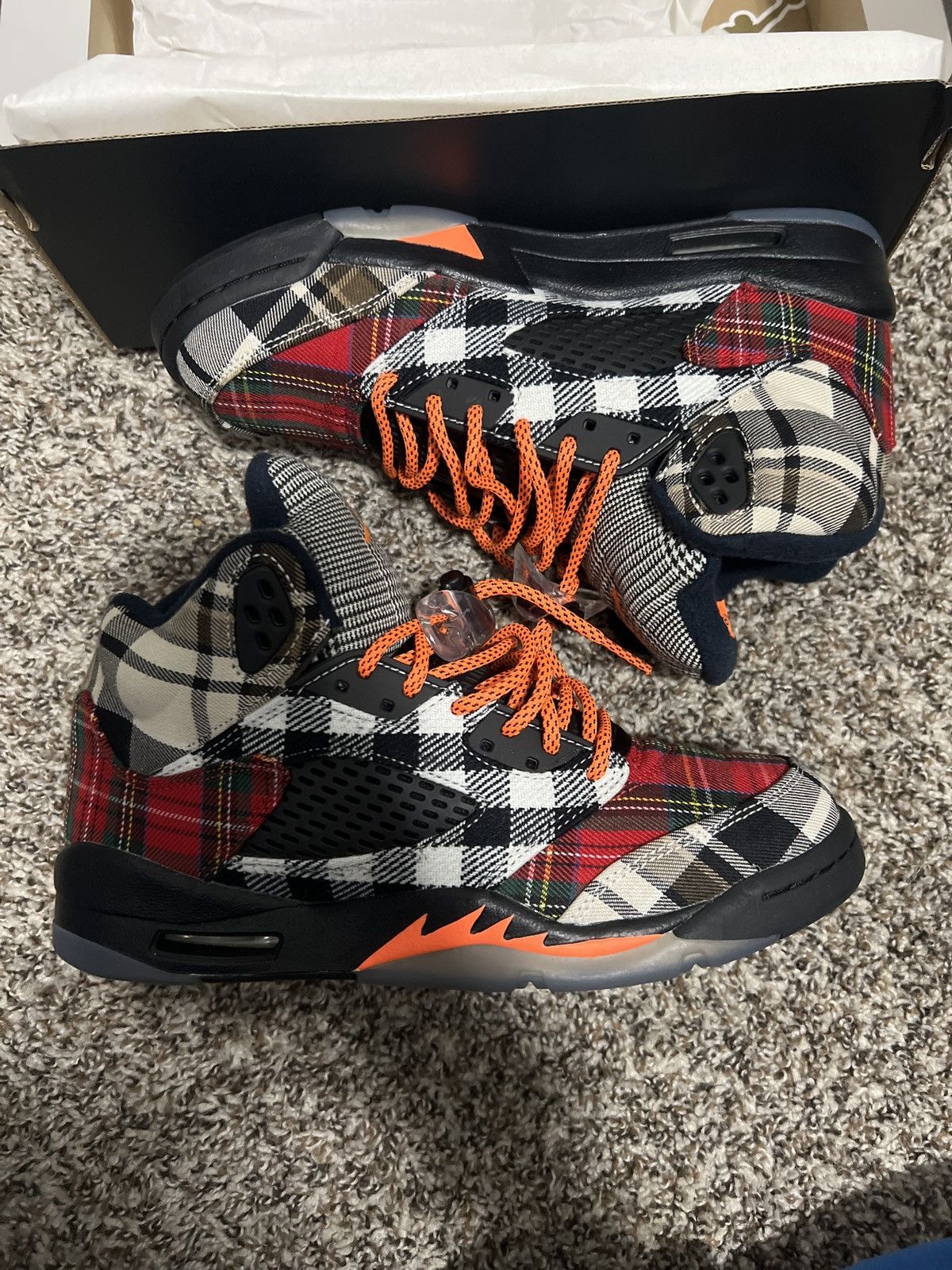 Jordan Brand Jordan Retro 5 “Plaid” Size US 7 / EU 40 - 2 Thumbnail