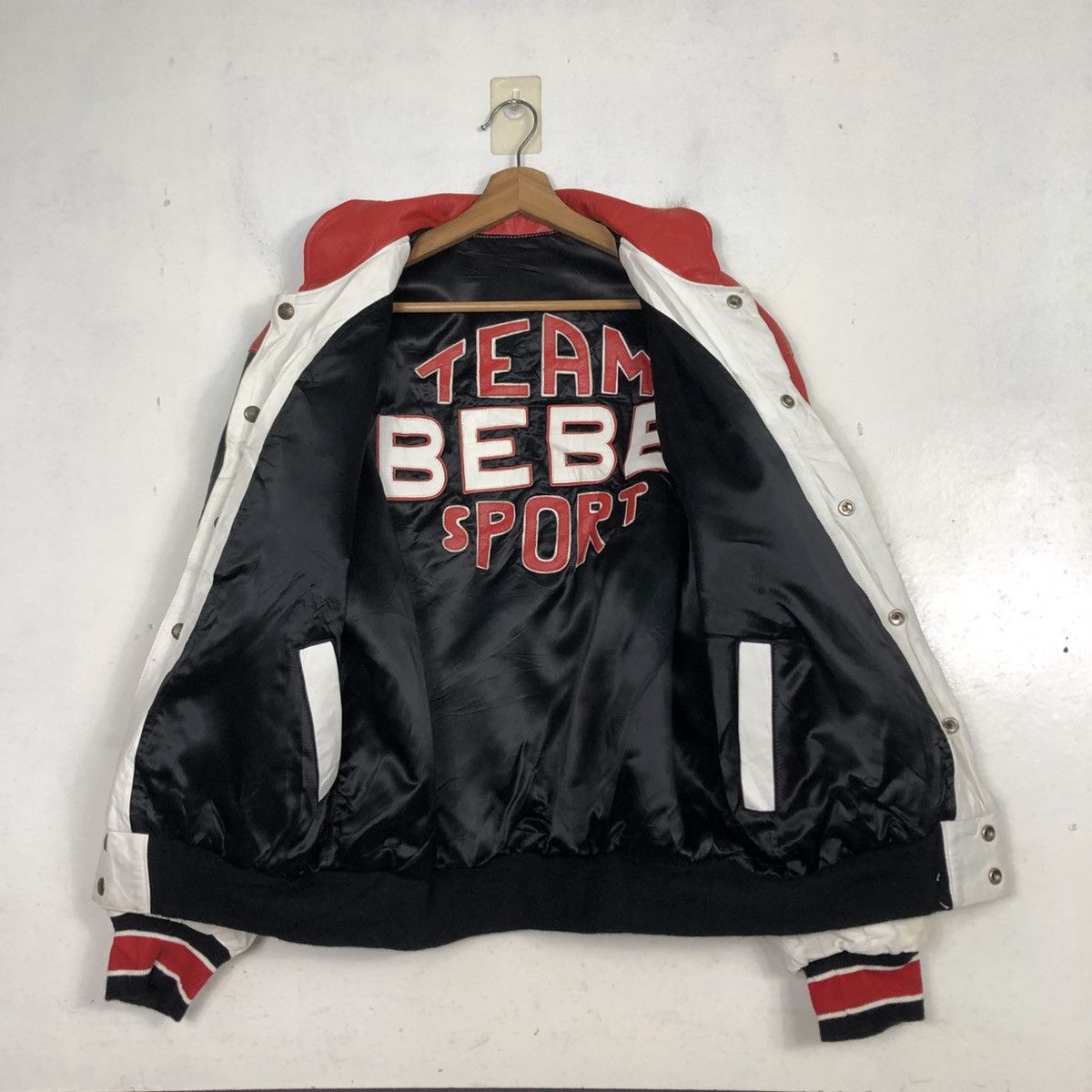 Jeff Hamilton 💥VINTAGE REVERSIBLE LEATHER BOMBER JACKET JEFF HAMILTON Size US L / EU 52-54 / 3 - 17 Thumbnail