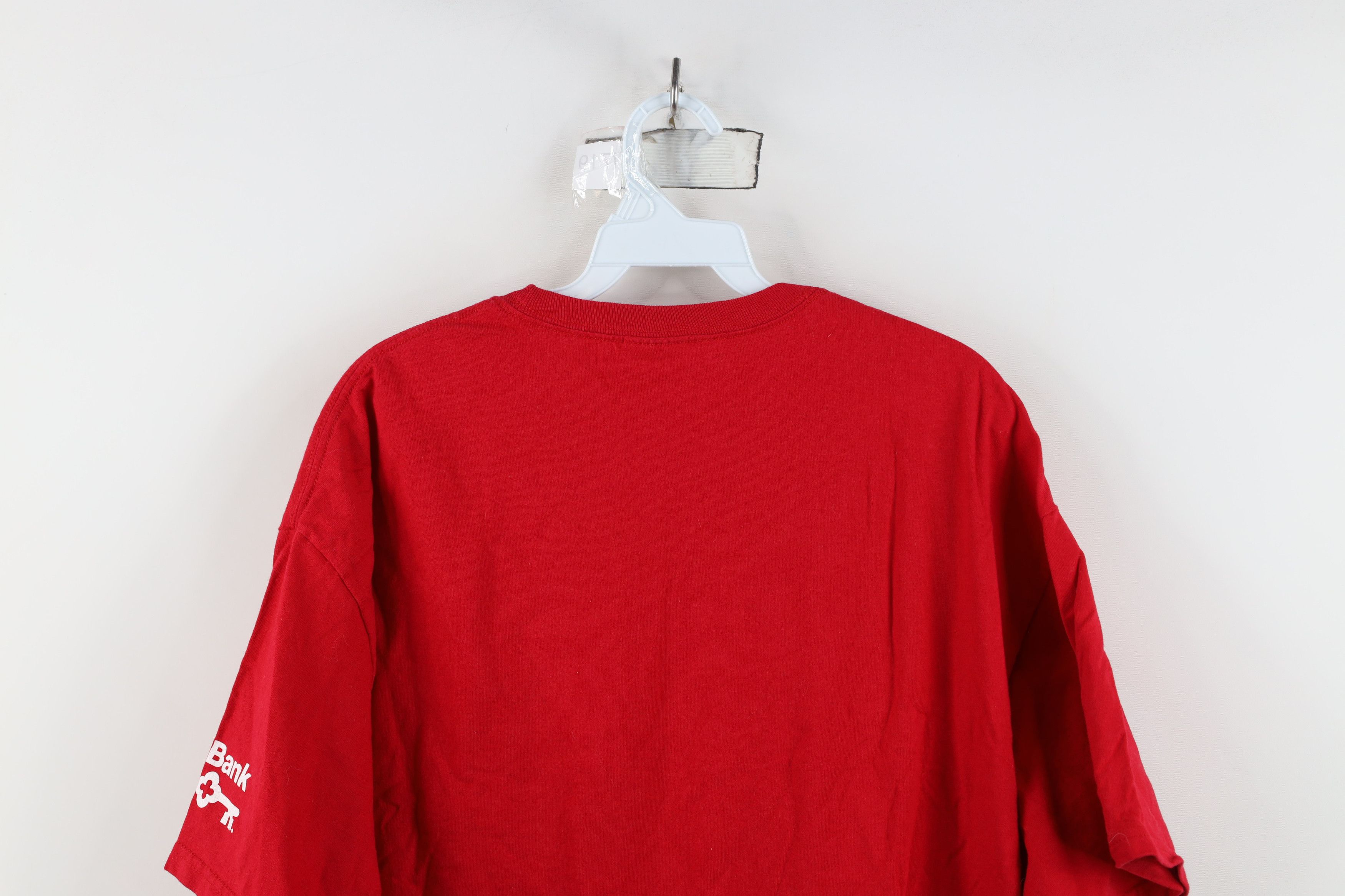 Vintage Vintage Y2K 2008 Cleveland Indians Baseball T-Shirt Red Size US XL / EU 56 / 4 - 11 Thumbnail