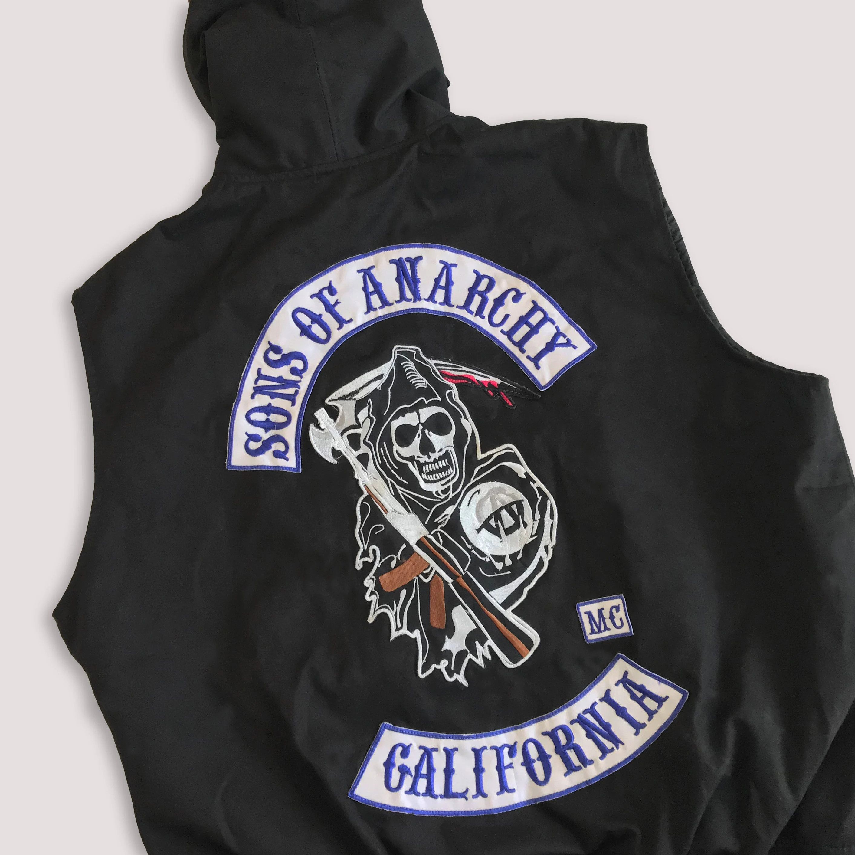 Other SONS OF ANARCHY Biker Vest Y2K Hoodie Televison Oversize Size US XL / EU 56 / 4 - 7 Thumbnail