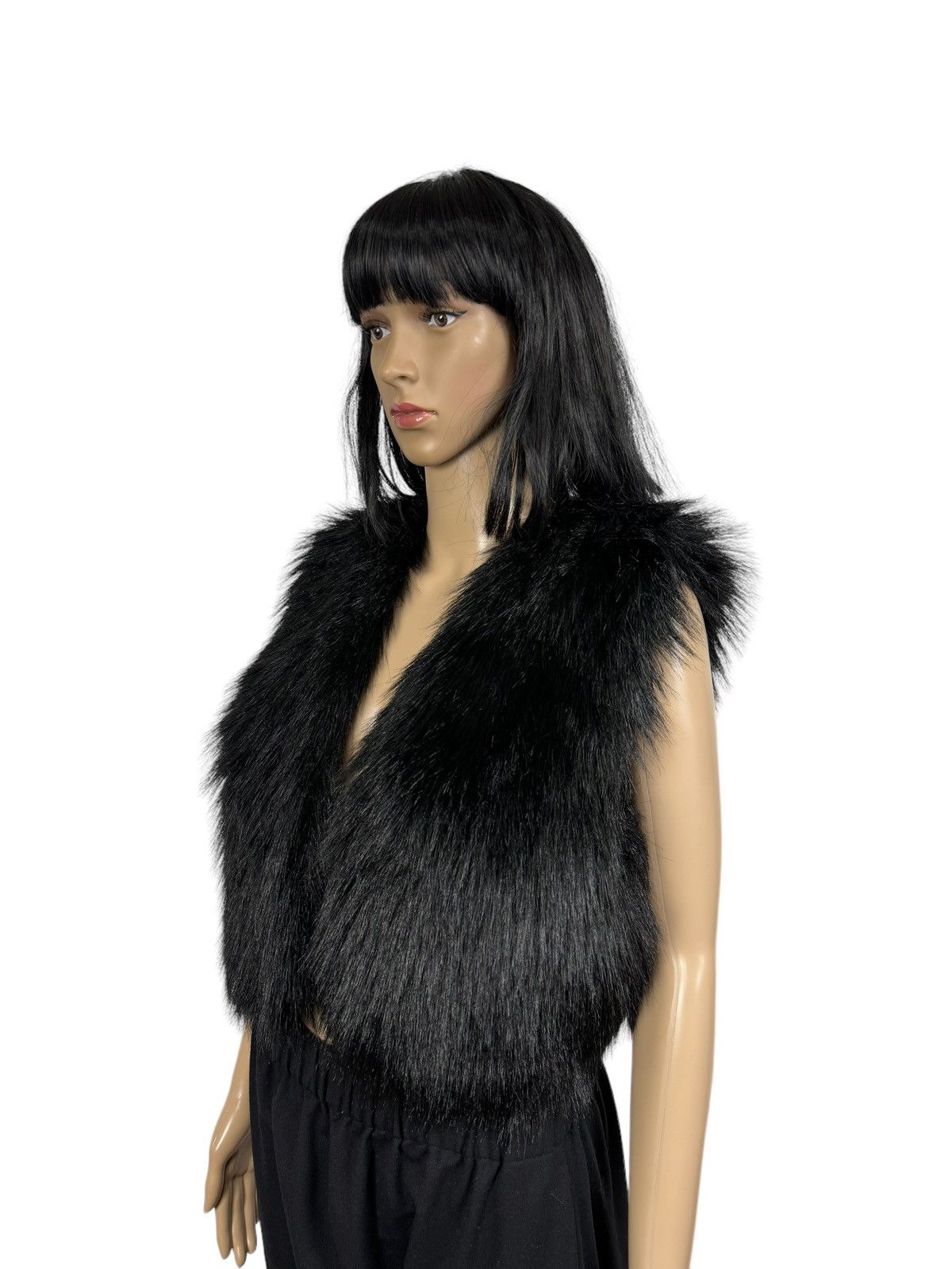 H&M × Jimmy Choo Jimmy Choo for H&M Faux Fur Gilet Vest size US 6 Size M / US 6-8 / IT 42-44 - 6 Thumbnail