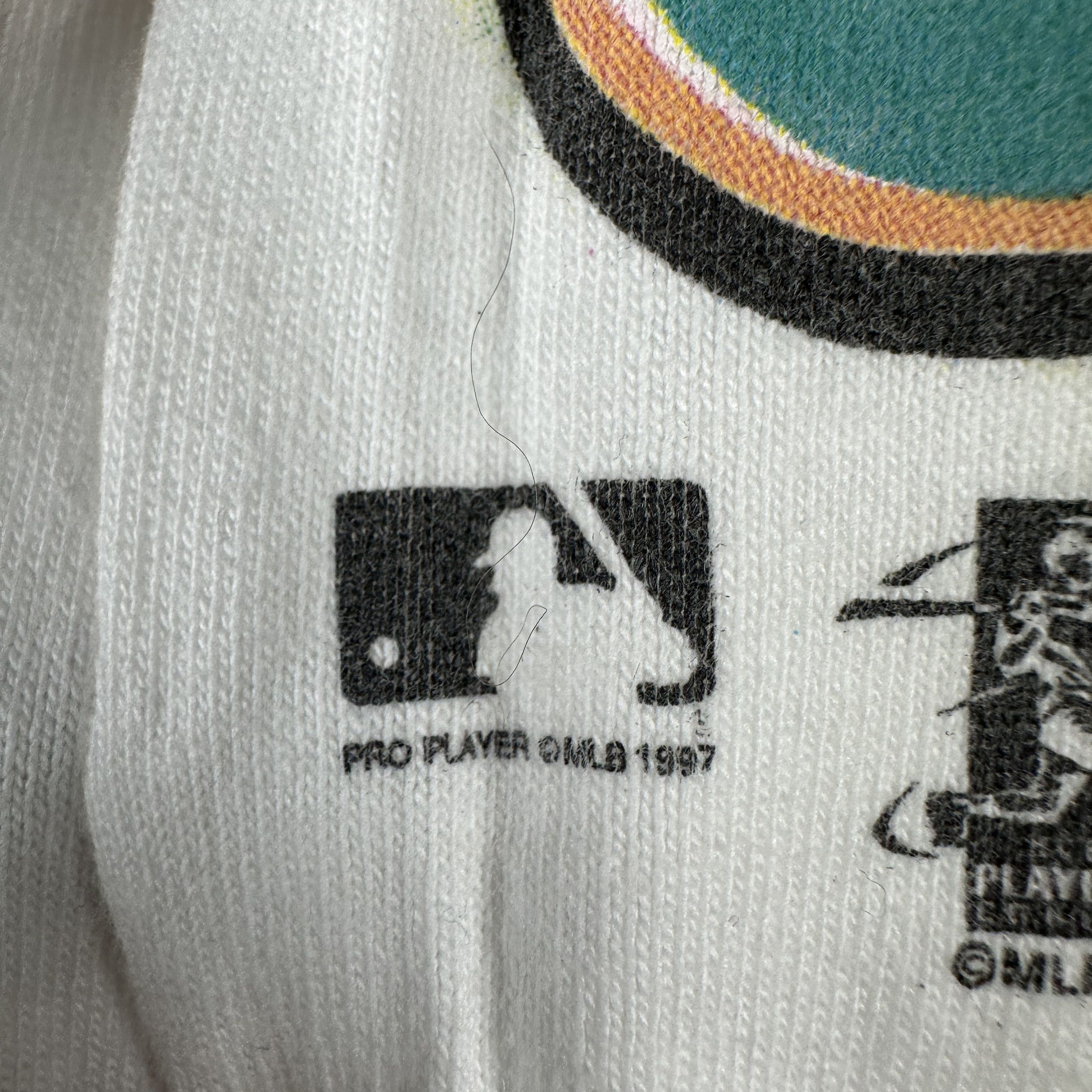 Vintage ​1997 Florida Marlins MLB World Champions Caricature T-Shirt Size US L / EU 52-54 / 3 - 5 Thumbnail