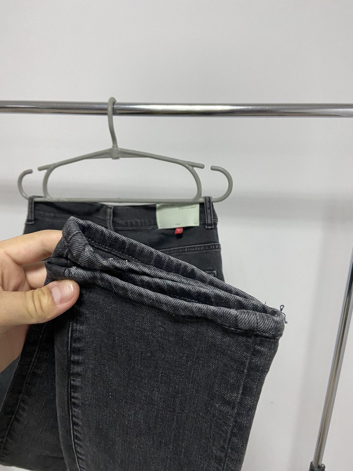 Off-White × Vintage Off White Selvedge Vintage jeans Fire Line Do Not Cross Size US 31 - 16 Thumbnail