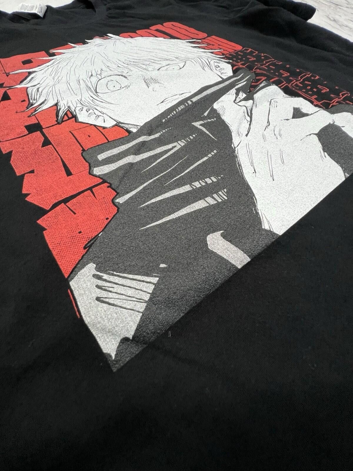 Other Jujutsu Kaisen Satoru Gojo Anime Graphic Tee Black XL #13 Size US XL / EU 56 / 4 - 2 Thumbnail