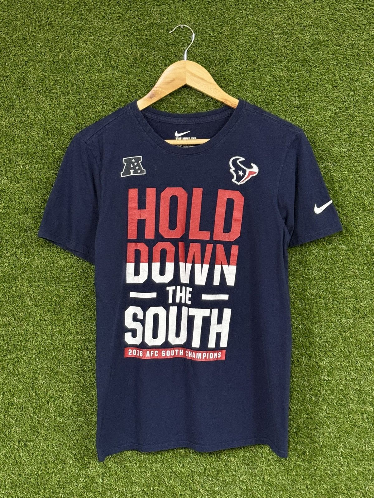 Nike Nike Houston Texans Swoosh South Navy Tee Small Size US S / EU 44-46 / 1 - 1 Thumbnail
