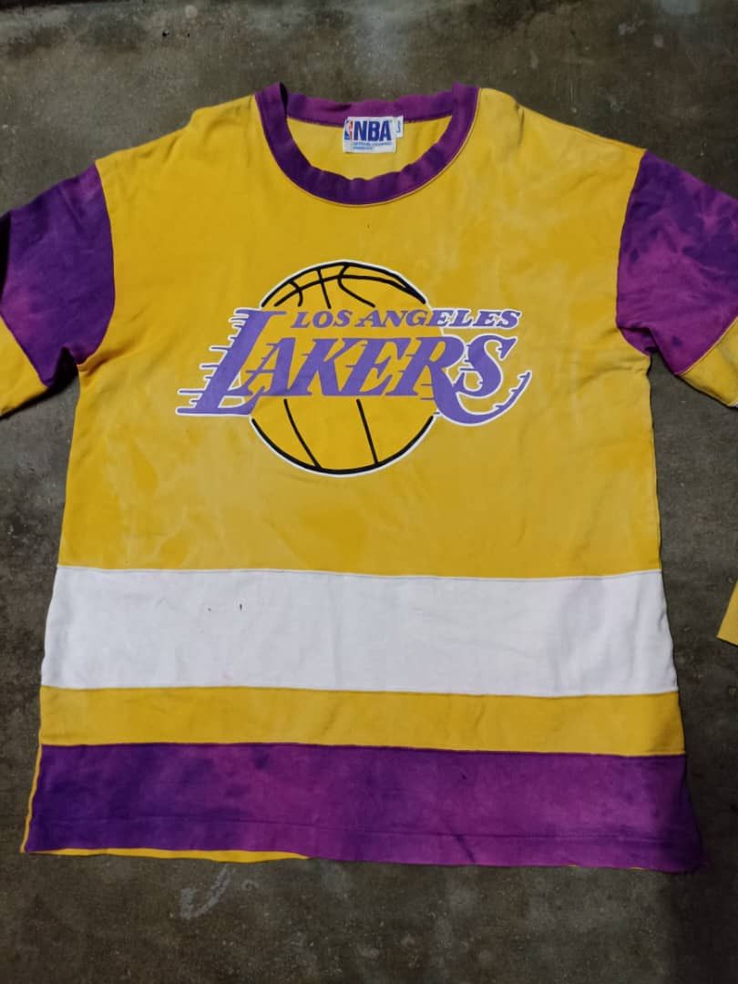 NBA Vintage La Lakers (faded) Size US L / EU 52-54 / 3 - 5 Thumbnail