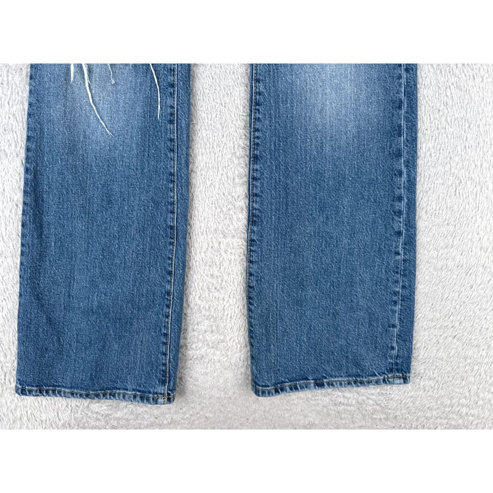 Bdg BDG Jeans Womens 26 Blue Denim High Rise Flared Distressed 26x30 Jeans - 5-Pocket Cotton Denim Regular Womens 30 Inseam Medium Wash Vintage No Size 26" / US 2 / IT 38 - 2 Thumbnail
