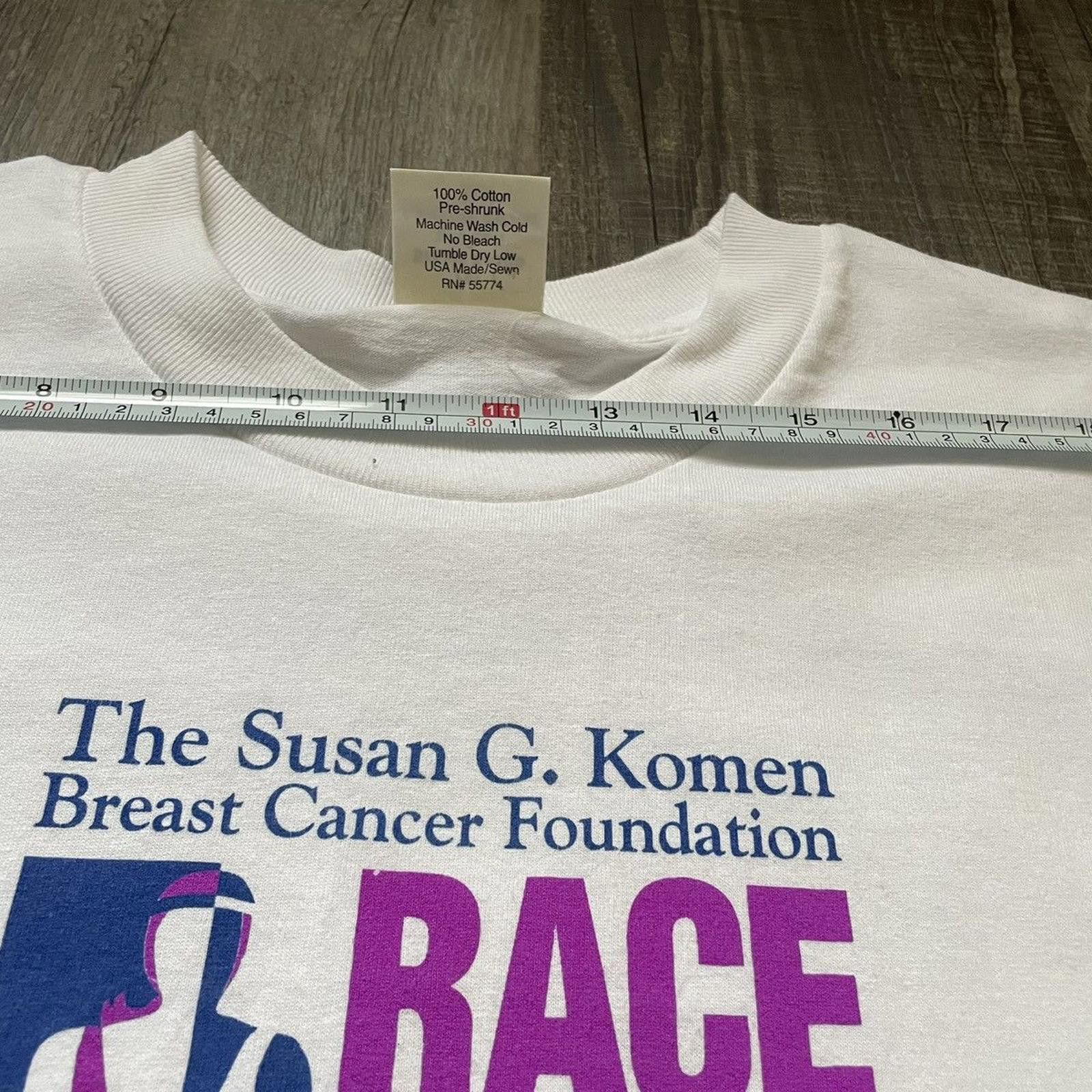 Vintage VINTGE • "Komen" Pre-Shrunk Tee (XL) Size US XL / EU 56 / 4 - 4 Thumbnail