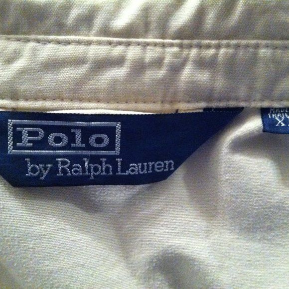 Polo Ralph Lauren POLO RALPH LAUREN MEN'S BEIGE 100%COTTON JACKET SIZE: XL Size US XL / EU 56 / 4 - 5 Thumbnail