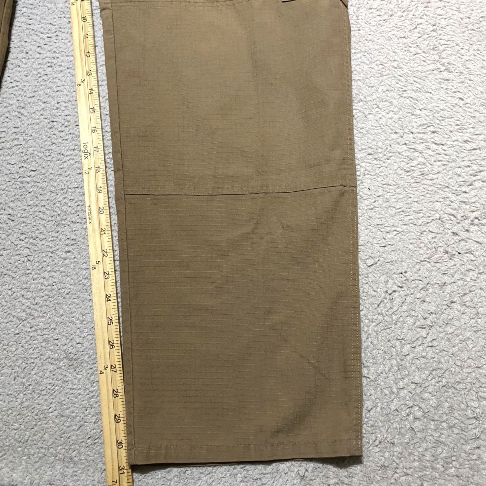 Vintage CQR Beige Cargo Pants Mens 44x32 Straight Regular Pockets Dep Casual Workwear Shirt? Size US 44 / EU 60 - 6 Thumbnail