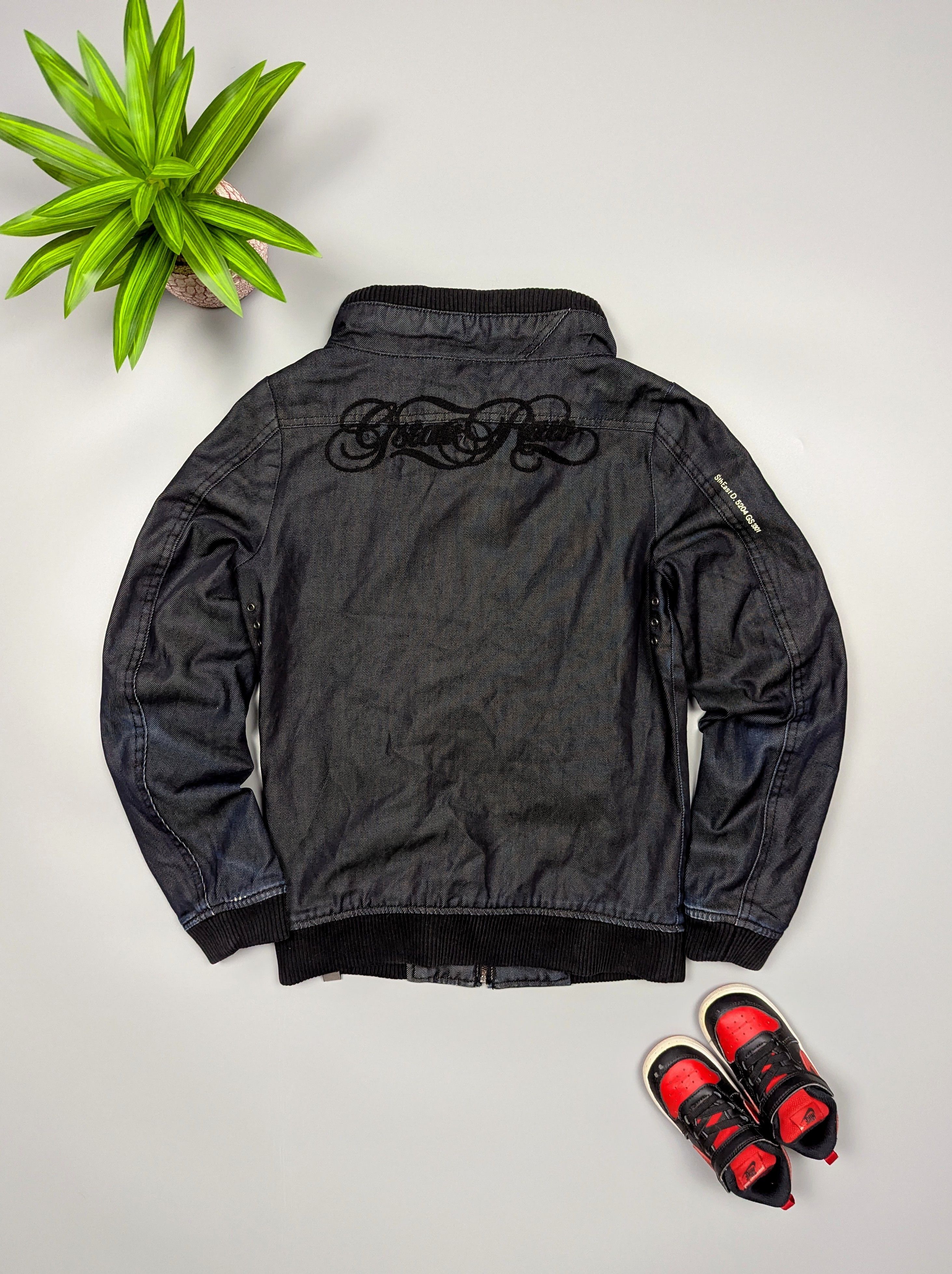 G-Star × Vintage G-Star RAW Dawn Denim Jacket Womens Dark Blue FullZip Jacket Size XS / US 0-2 / IT 36-38 - 14 Thumbnail