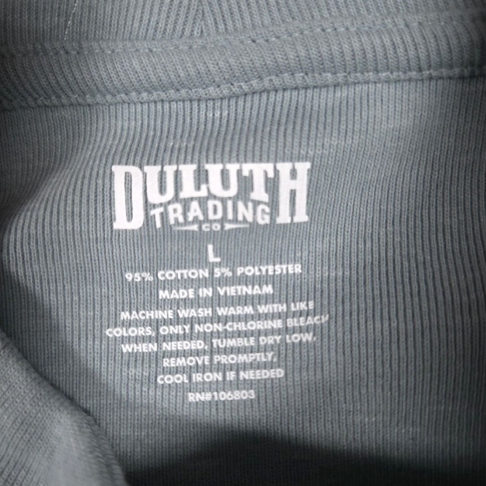 Duluth Trading Company Duluth Trading Co Shirt Womens Large Green Mock Neck Long Sleeve Tunic Knit Top Size L / US 10 / IT 46 - 5 Thumbnail