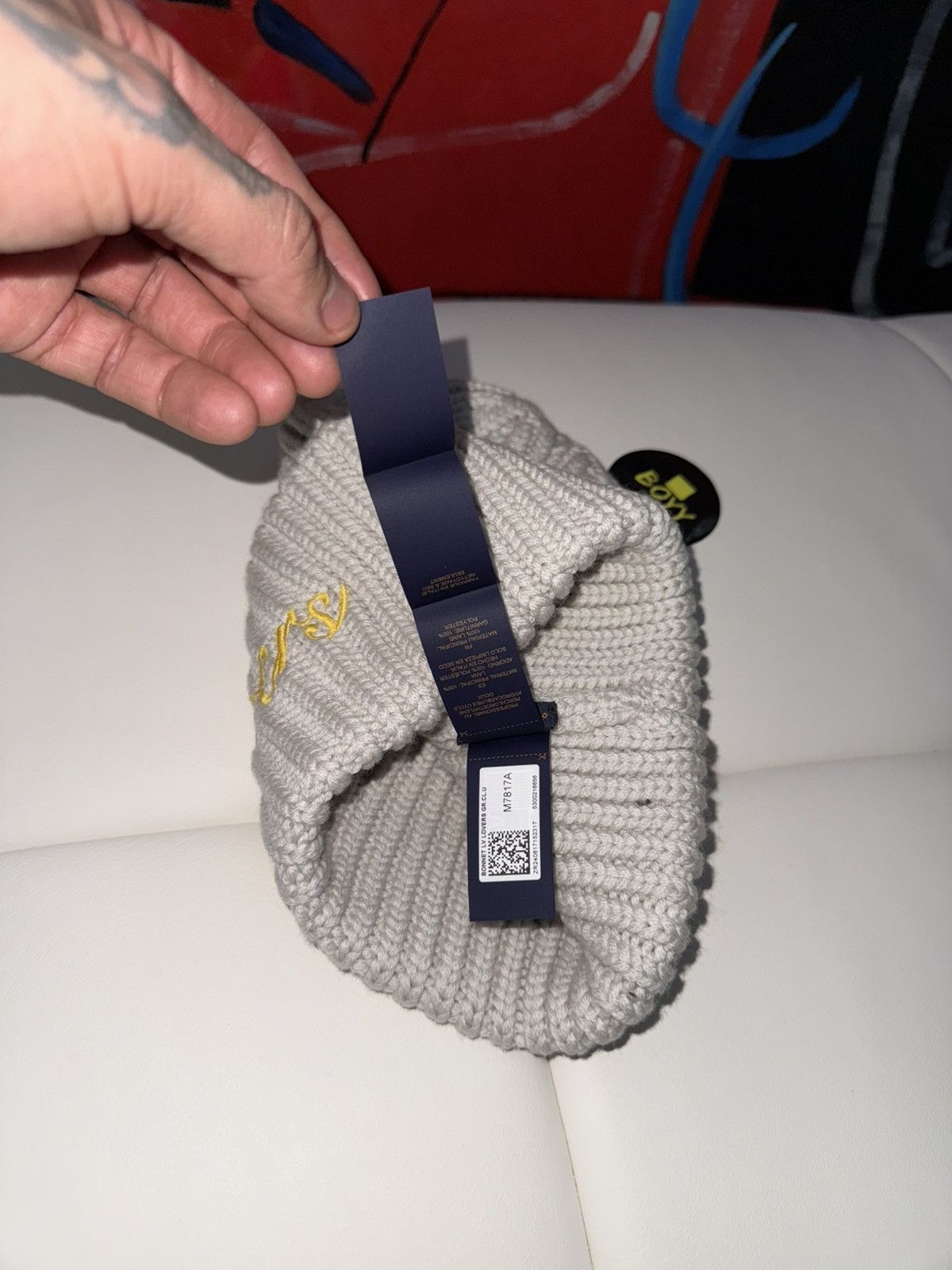 Louis Vuitton Louis Vuitton logo wool beanie Size ONE SIZE - 5 Thumbnail